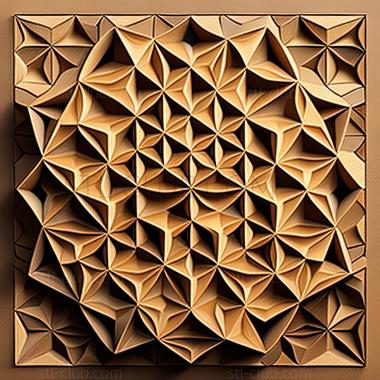 3D model st geometric pattern (STL)